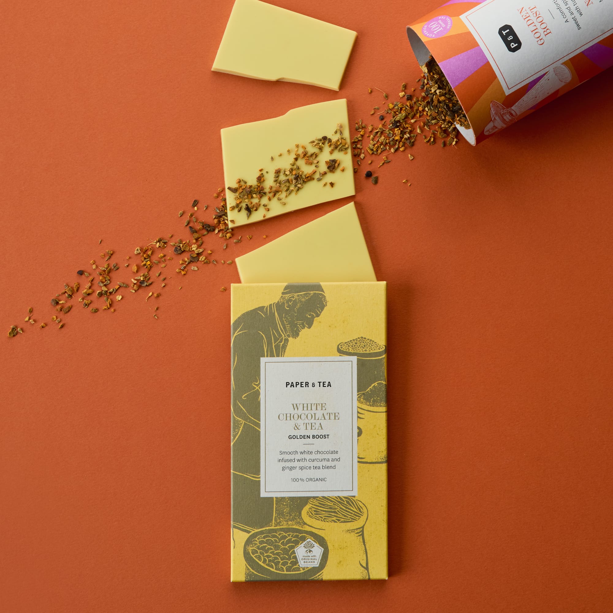 White Chocolate White Chocolate & Tea – Golden Boost