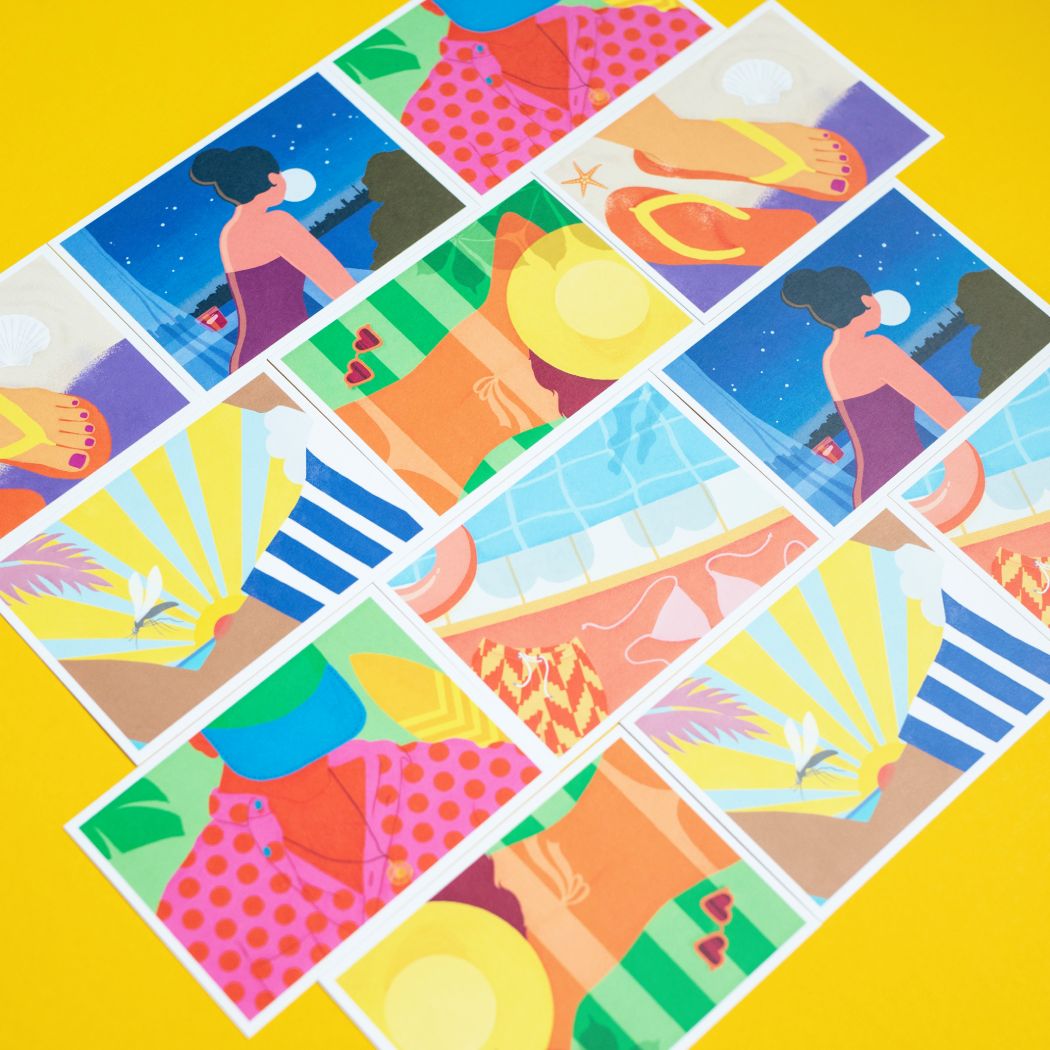 Greeting & Birthday Card Greeting Cards Iced Tea Set of 6