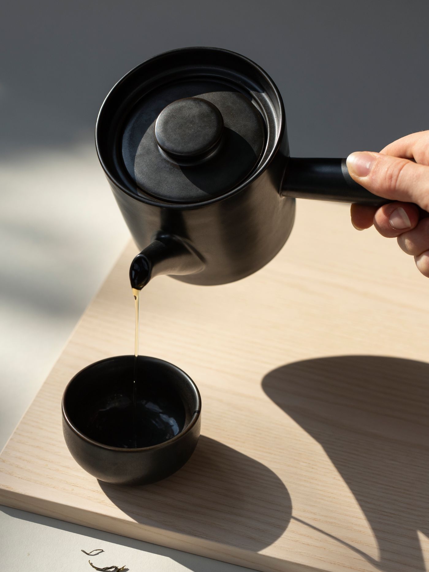Teapot with Strainer Kyusu anthracite