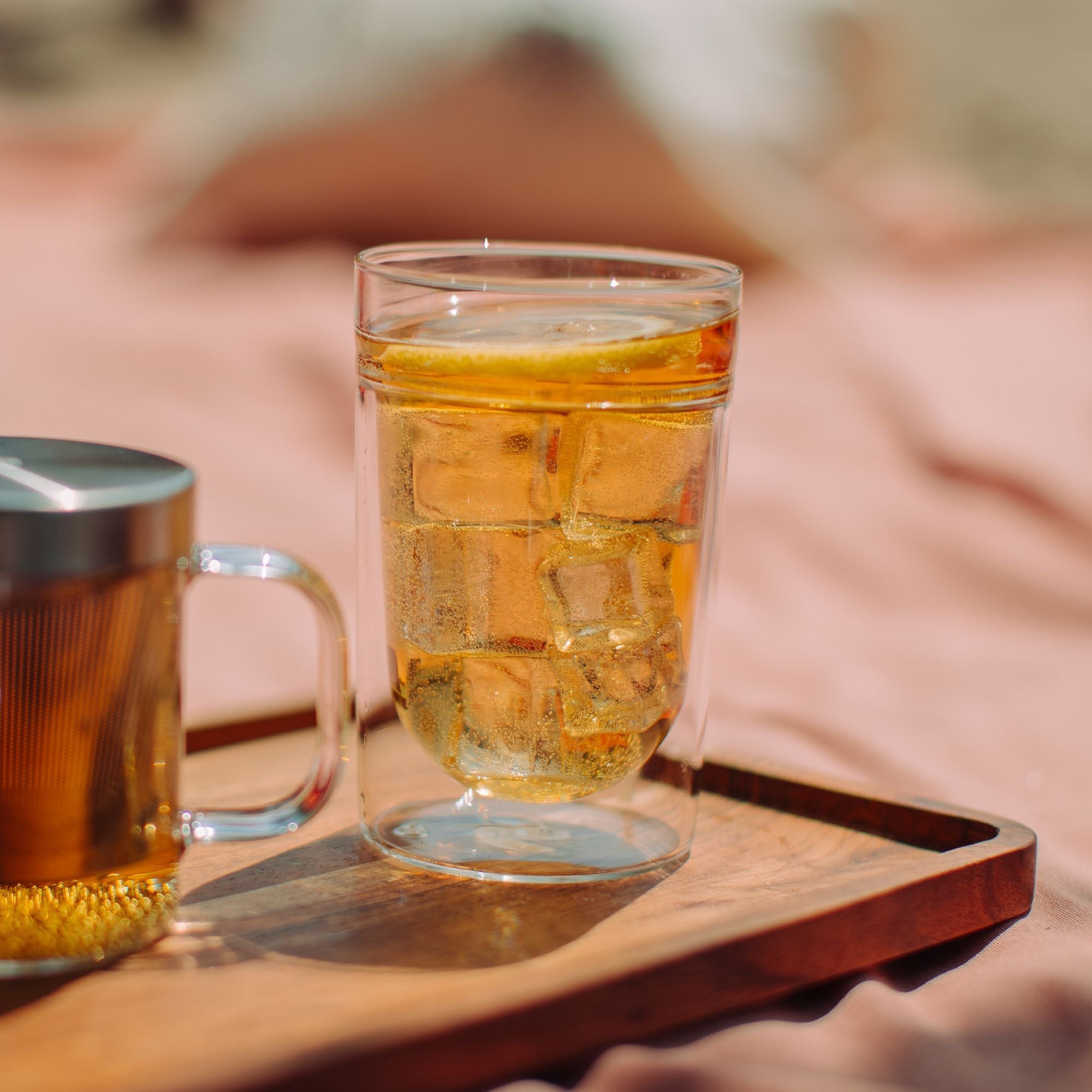 Glas Mug Double walled glass large clear
