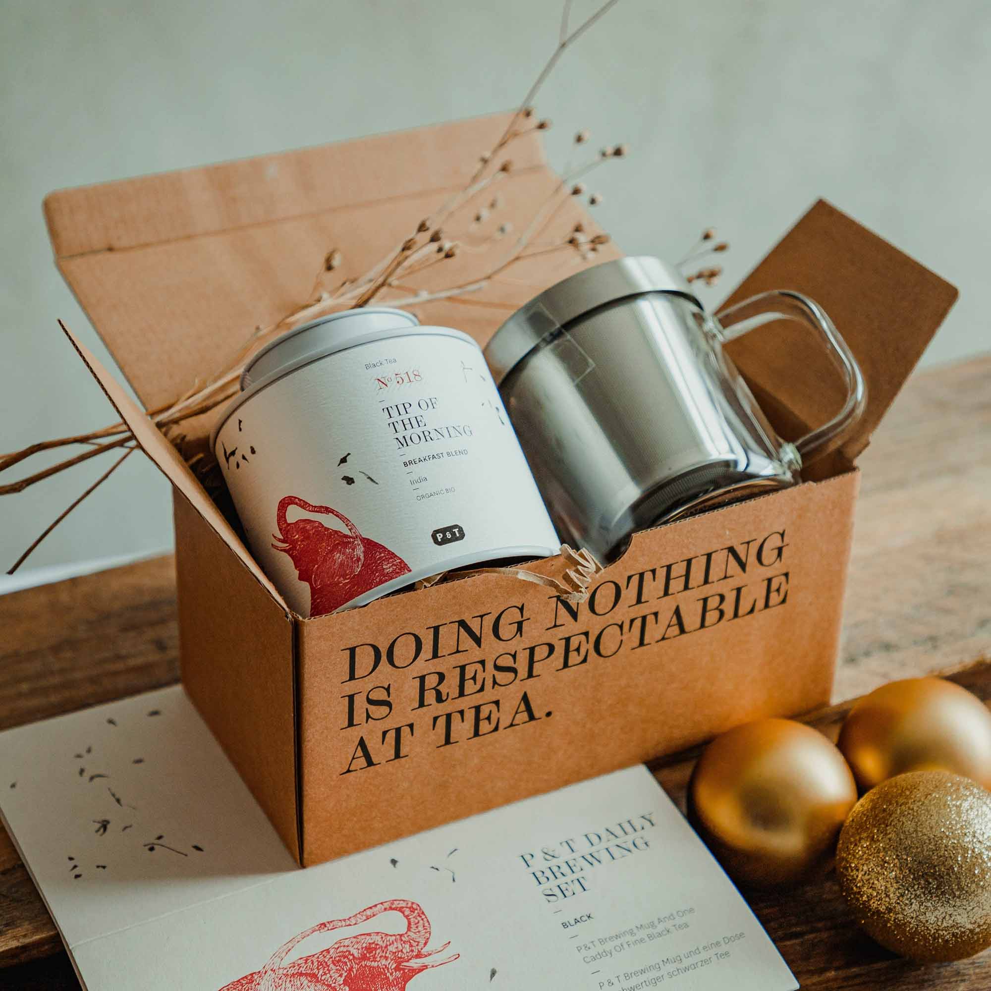 Tea Gift Set Daily Brewing Set Black